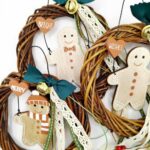 Χειροποίητο χριστουγεννιάτικο στεφανάκι με μπισκοτάνθρωπο - Image 3