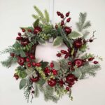 xeiropoiito xristougenniatiko stefani portas me gi, kladia kai karpous