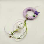 Χειροποίητη μπομπονιέρα βάπτισης στεφανάκι με πεταλούδες για κορίτσι - Image 4