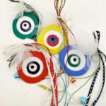 Χειροποίητη μπομπονιέρα βάπτισης ξύλινο μάτι - Image 6