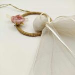 Μπομπονιέρα βάπτισης με τριαντάφυλλο - Image 2