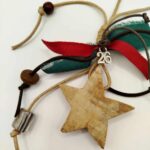 Χειροποίητο χριστουγεννιάτικο γούρι 2026 ξύλινο αστεράκι - Image 2