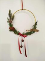 xeiropoiitos xrisos xristougenniatikos krikos me kladia kai koukounaria