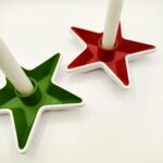 Χριστουγεννιάτικο πορσελάνινο κηροπήγιο αστέρι - Image 3