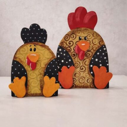 xilino diakosmitiko kokoraki kathisto